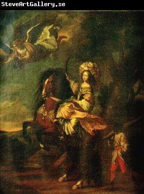 unknow artist Allegorical painting of Maria Cristina of France
